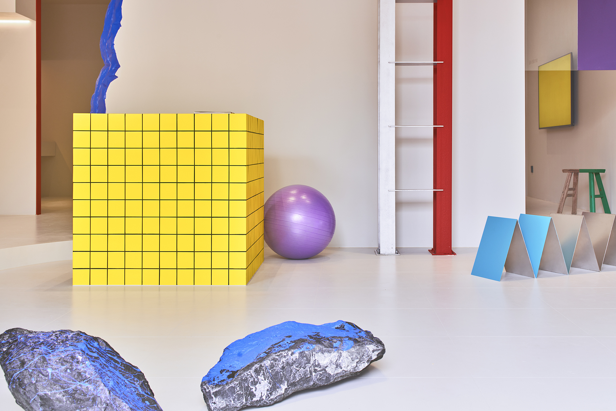 BIM建筑|本杰明·摩尔涂料金华体验中心，一场色彩爆发的随机空间实验/NDB Design新作