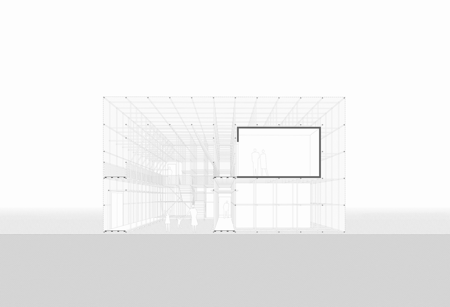 BIM建筑|晃神儿空间—阿那亚戏剧节“候鸟300”海滩临时美术馆/合木建筑工作室