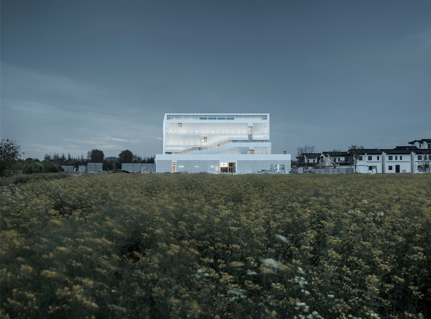 BIM建筑|“方仓圆廪”的田园理想，海门云谷农展馆/gad