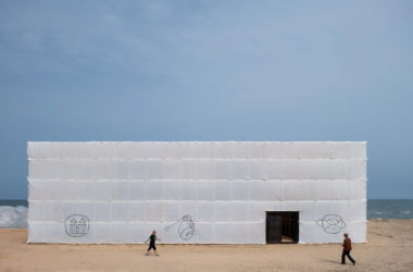 BIM建筑|晃神儿空间—阿那亚戏剧节“候鸟300”海滩临时美术馆/合木建筑工作室-BIM建筑网