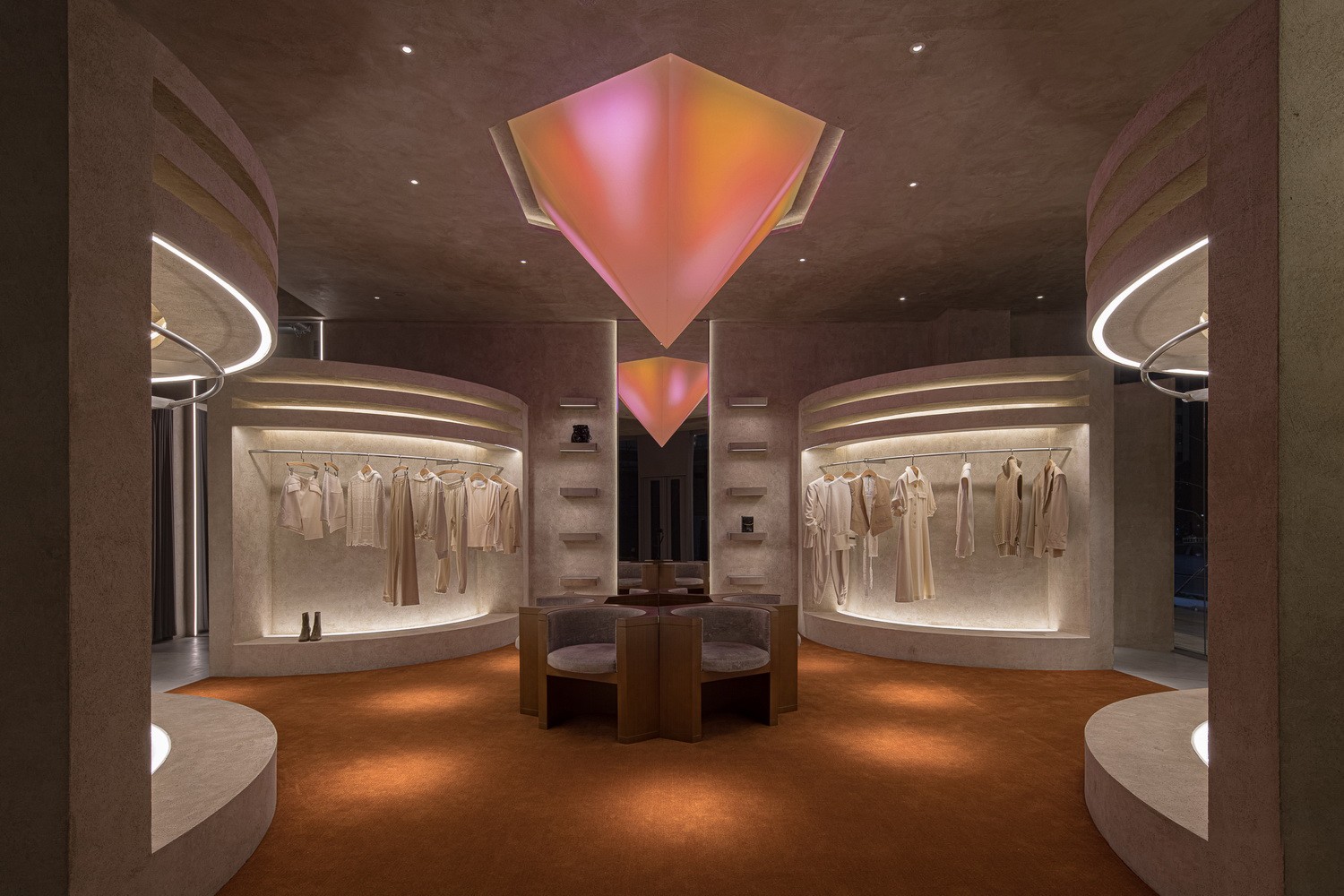 BIM建筑|复古未来主义买手店AUDREY/梁筑设计事务所