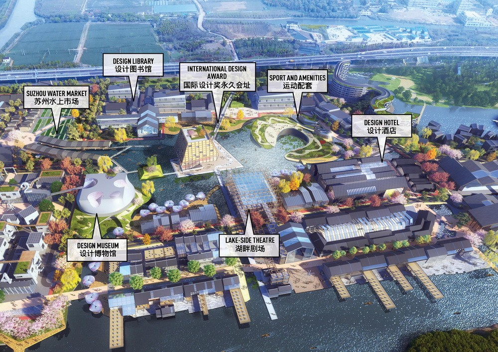 BIM建筑|苏州青苔中日工业设计村，再度打造滨水新地标/SPARK思邦