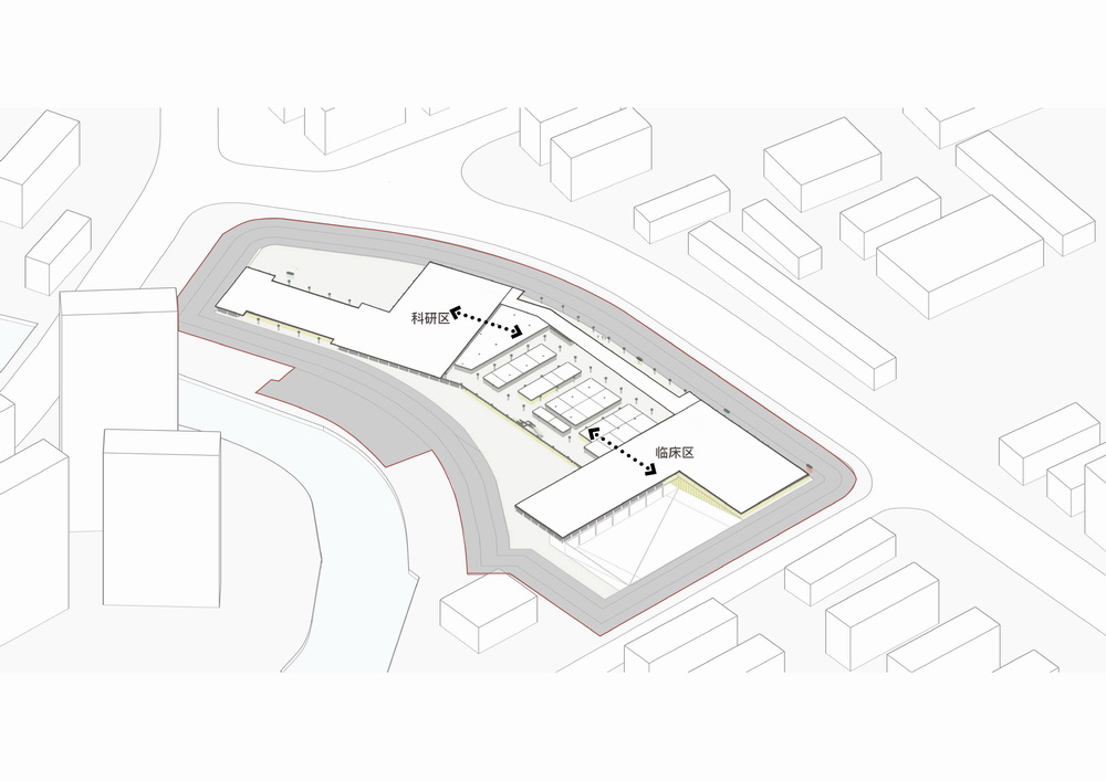 BIM建筑|城市与河岸之间的健康客厅--沪东区域医疗中心/LEMANARC瑞士瑞盟设计