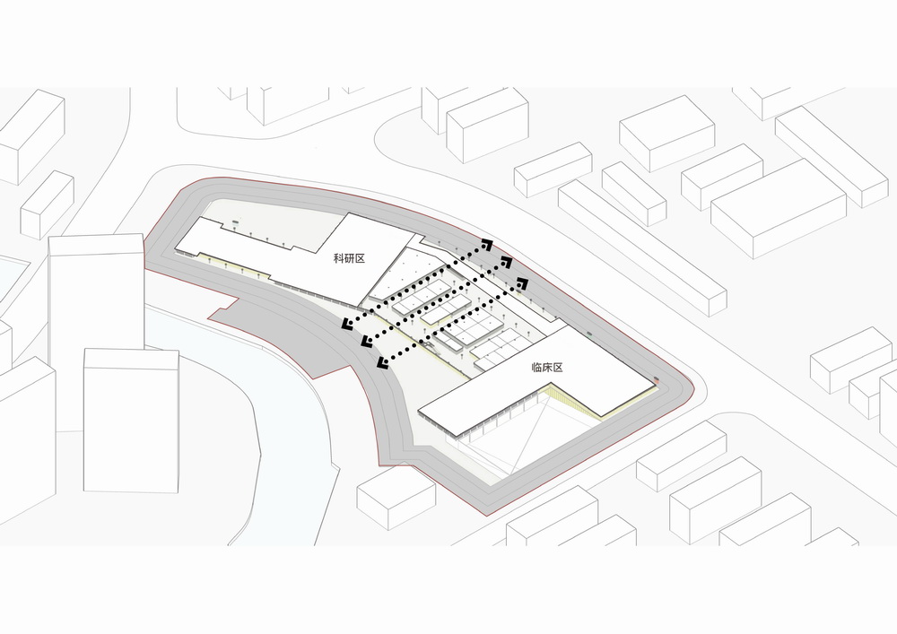 BIM建筑|城市与河岸之间的健康客厅--沪东区域医疗中心/LEMANARC瑞士瑞盟设计