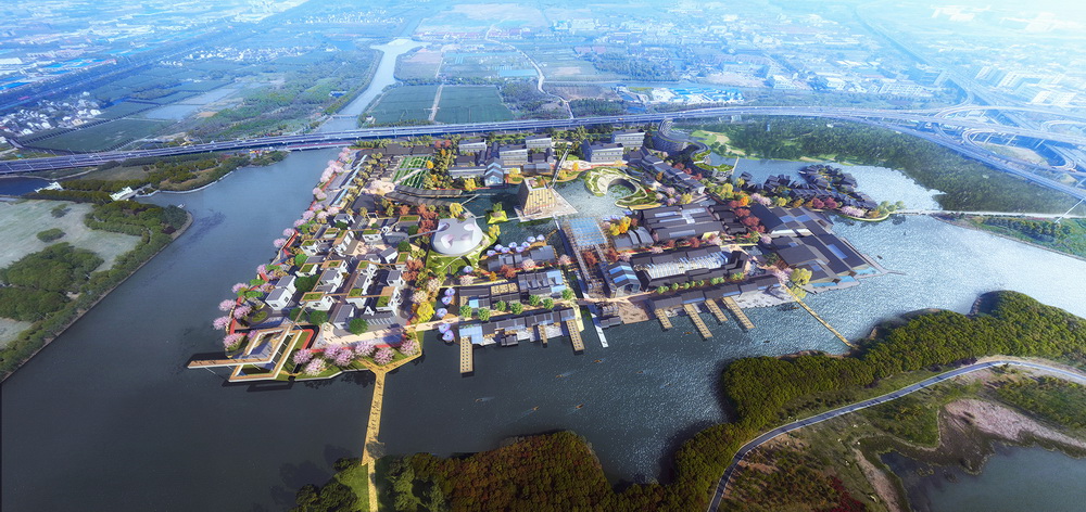 BIM建筑|苏州青苔中日工业设计村，再度打造滨水新地标/SPARK思邦