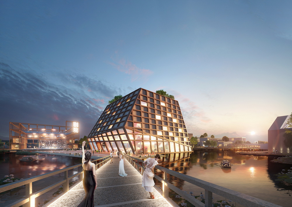BIM建筑|苏州青苔中日工业设计村，再度打造滨水新地标/SPARK思邦