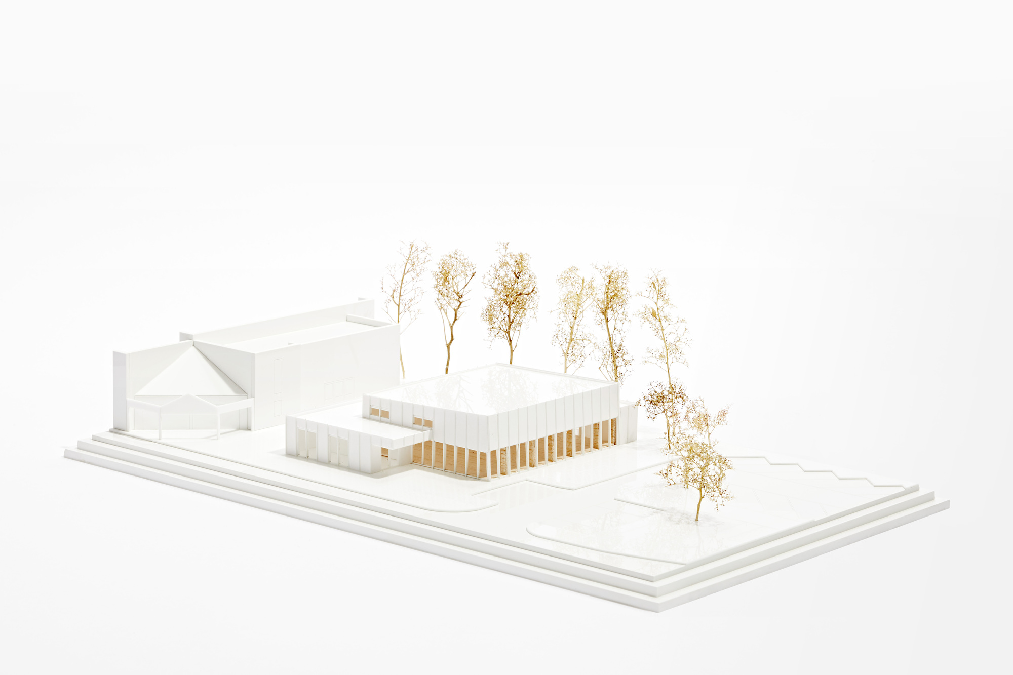 BIM建筑|法国第一座大麻混凝土砌块体育馆/Lemoal Lemoal Architectes