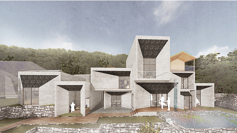 BIM建筑|山涧房 / 来建筑设计工作室