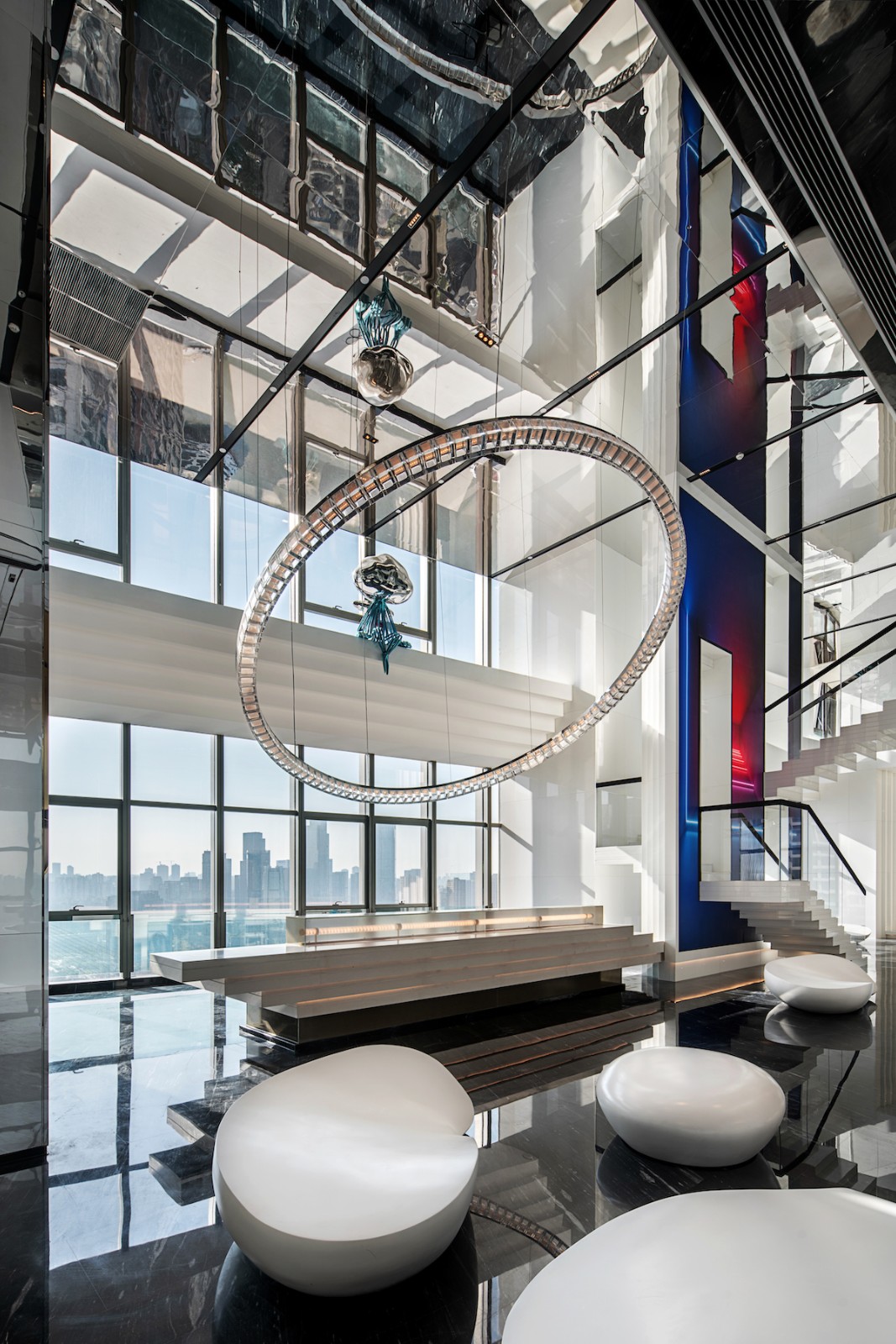 BIM建筑|ISEYA 浮云高空酒店【朝天门旗舰店】/布道空间设计