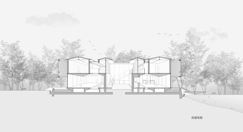 BIM建筑|水风合院——英科中心/山水秀建筑事务所 + 出品建筑事务所