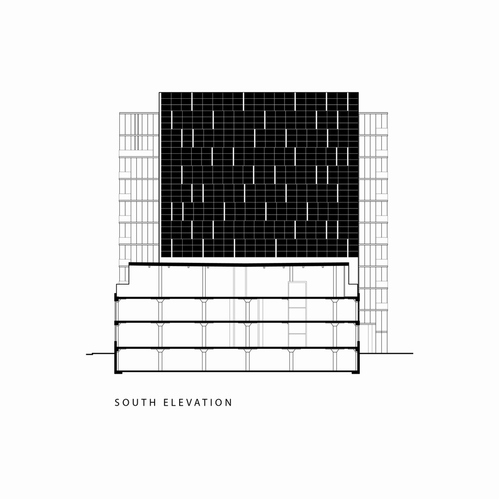 BIM建筑|Edge办公楼，太阳能板铺满立面 / Dub Architects