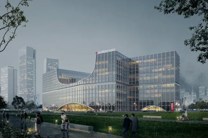 BIM建筑|城市与河岸之间的健康客厅--沪东区域医疗中心/LEMANARC瑞士瑞盟设计