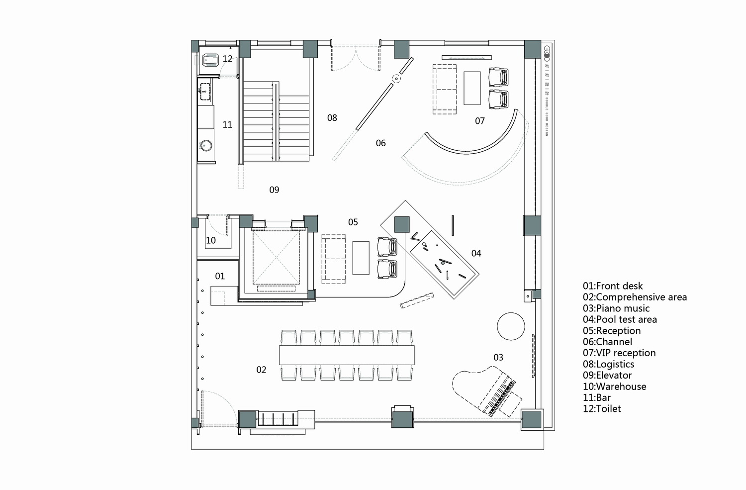 BIM建筑|竹海科技办公室/GGD好好设计