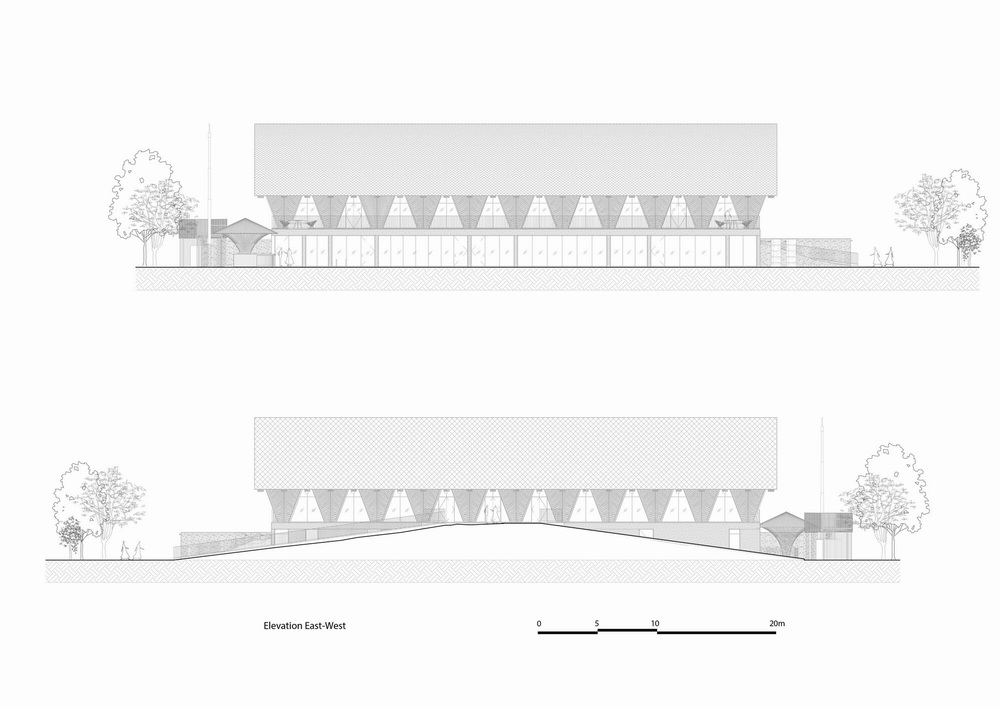 BIM建筑|大跨度拱形竹梁，Casamia 社区之家 / VTN Architects