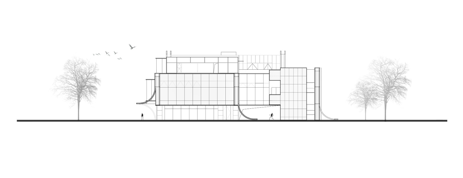 BIM建筑|美的禹洲·大河艺术馆/ PTA上海柏涛