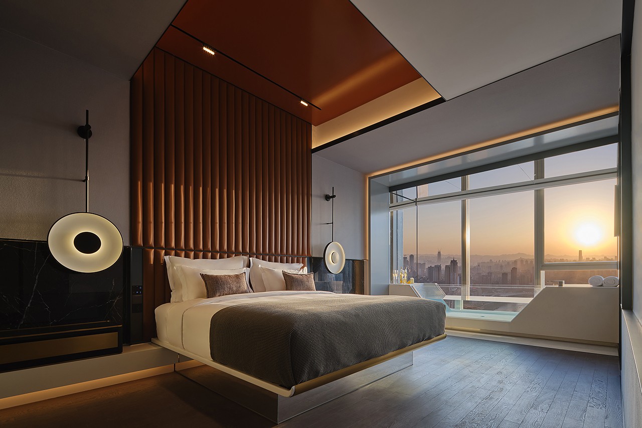 BIM建筑|ISEYA 浮云高空酒店【朝天门旗舰店】/布道空间设计