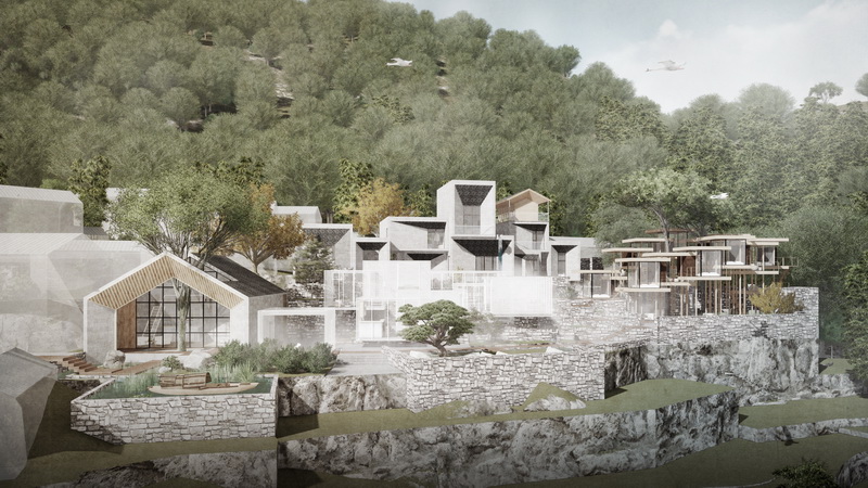 BIM建筑|山涧房 / 来建筑设计工作室