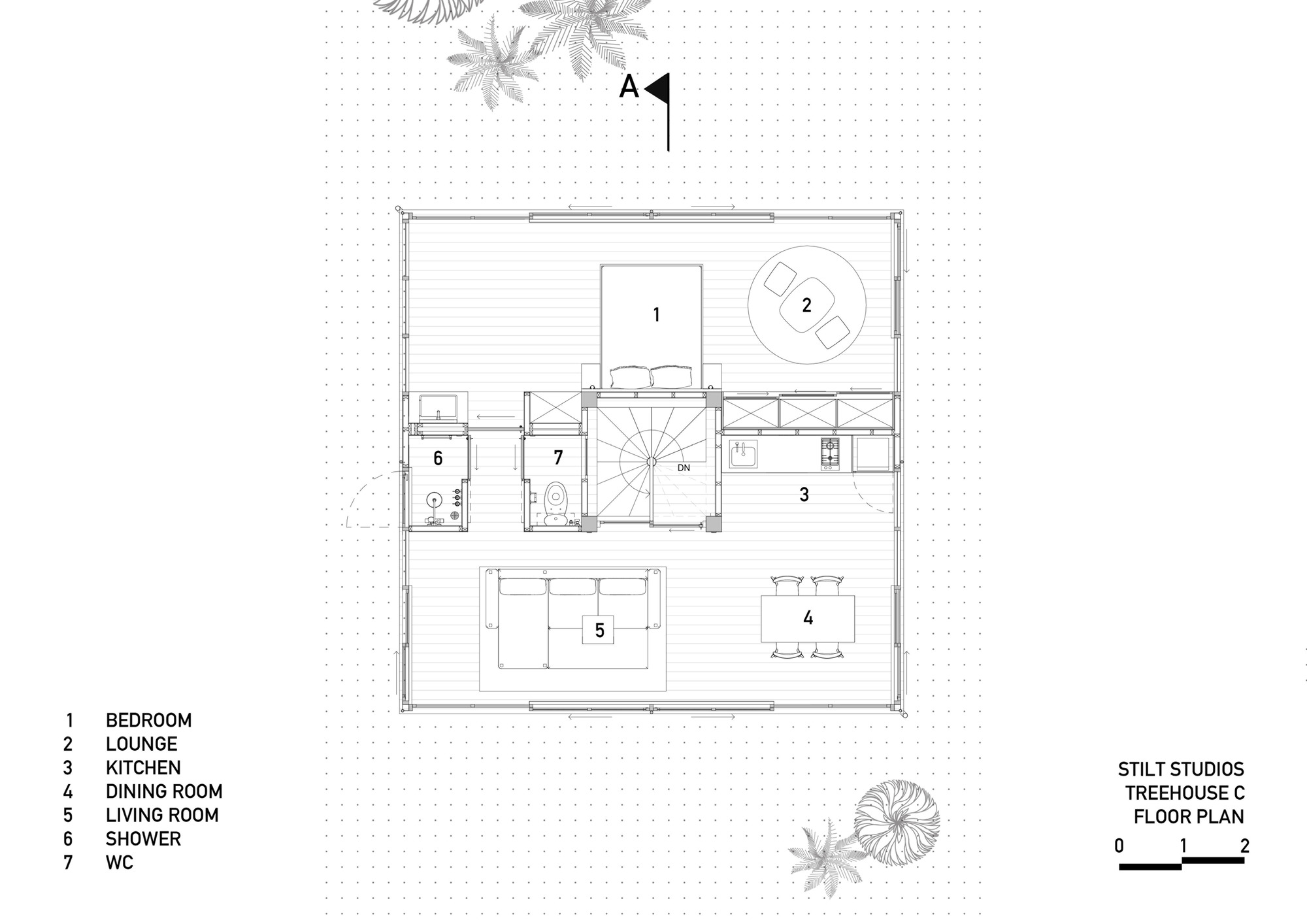 BIM建筑|梦想工作室，树屋 C / Stilt Studios