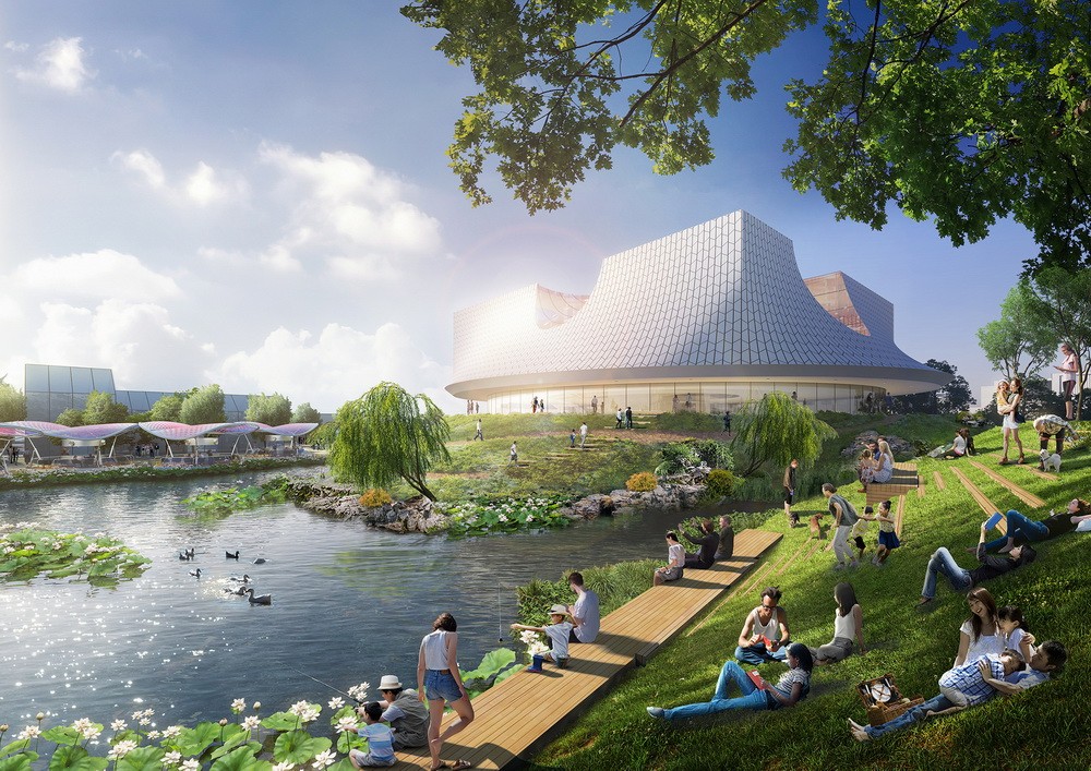 BIM建筑|苏州青苔中日工业设计村，再度打造滨水新地标/SPARK思邦