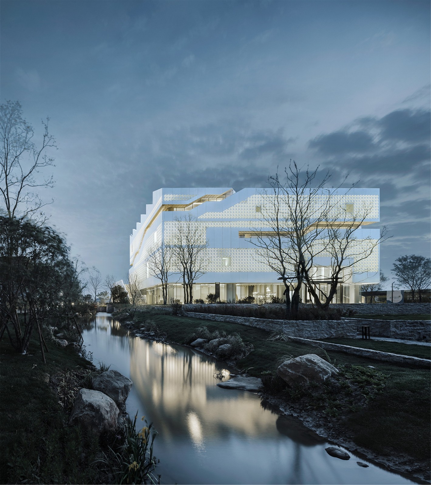 BIM建筑|“方仓圆廪”的田园理想，海门云谷农展馆/gad