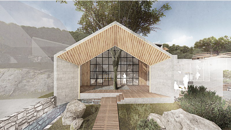 BIM建筑|山涧房 / 来建筑设计工作室