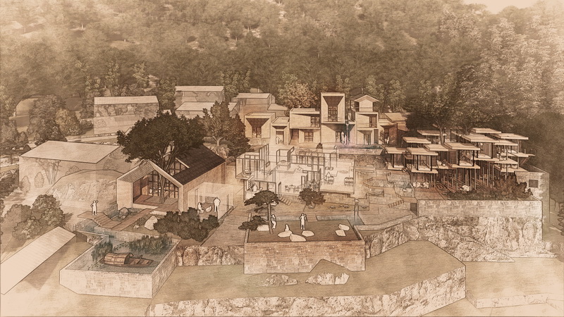 BIM建筑|山涧房 / 来建筑设计工作室