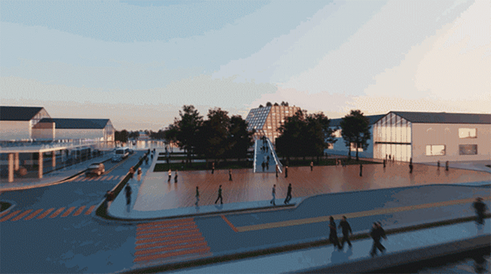 BIM建筑|苏州青苔中日工业设计村，再度打造滨水新地标/SPARK思邦