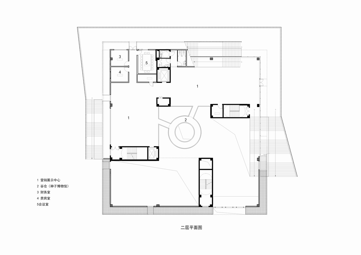 BIM建筑|“方仓圆廪”的田园理想，海门云谷农展馆/gad