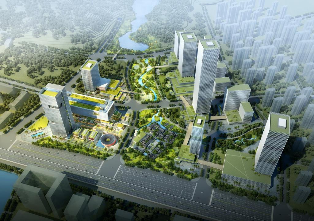 BIM建筑|珠海格力三溪科创小镇首期建设项目设计 / 深圳市建筑设计研究总院有限公司