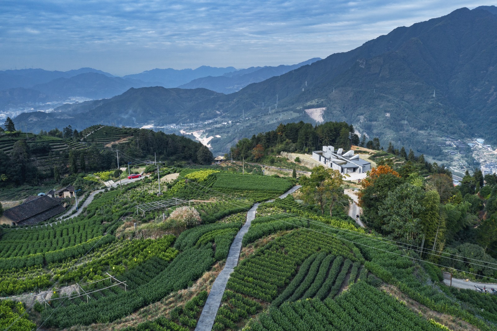 BIM建筑|景宁惠明茶工坊/ DnA_Design and Architecture