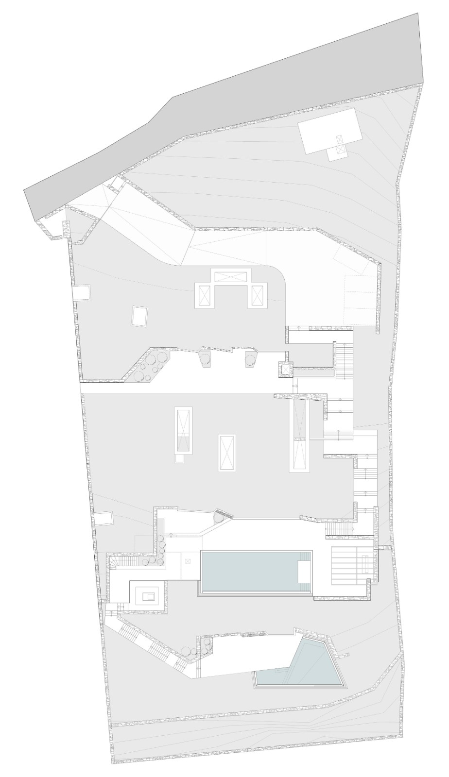 BIM建筑|安提帕洛斯岛的地下私人别墅 / Tsolakis Architects