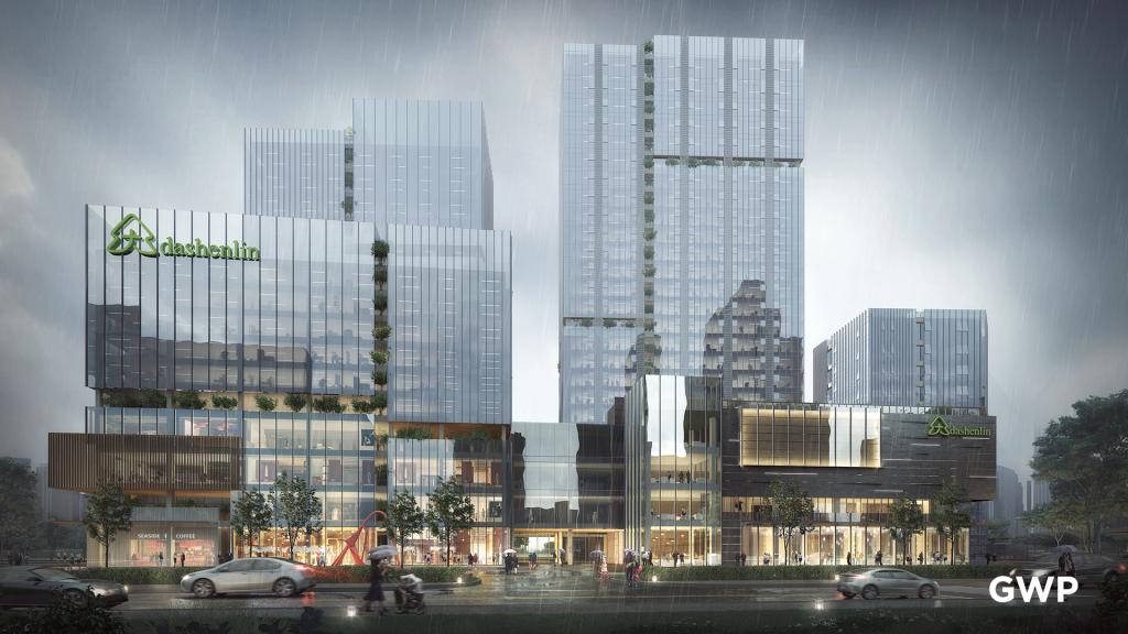 BIM建筑|大参林医药集团荔湾运营中心 / GWP