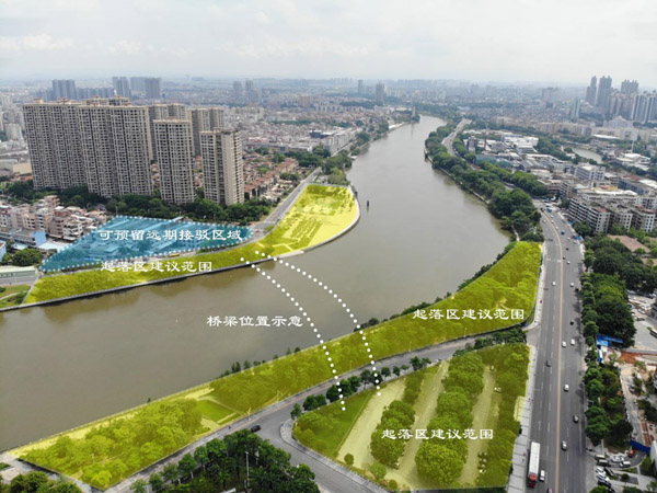 BIM建筑|三江六岸迎宾慢行桥概念方案设计国际咨询正式公告