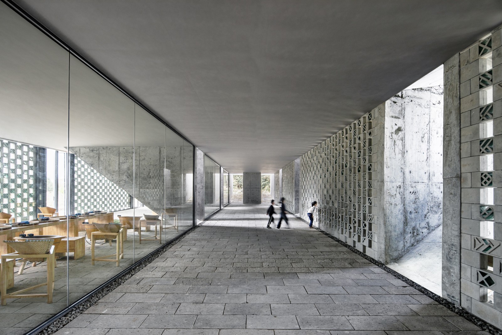 BIM建筑|景宁惠明茶工坊/ DnA_Design and Architecture