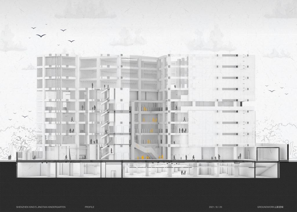 BIM建筑|KING’S KINDERGARTEN 金生幼儿园 / GROUNDWORK元新建城