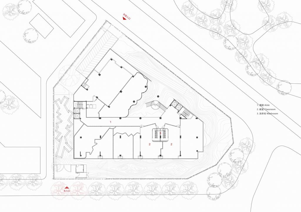 BIM建筑|KING’S KINDERGARTEN 金生幼儿园 / GROUNDWORK元新建城