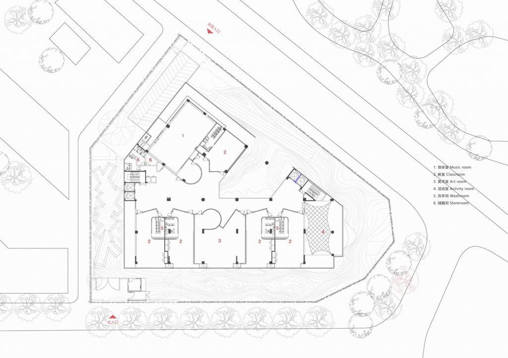 BIM建筑|KING’S KINDERGARTEN 金生幼儿园 / GROUNDWORK元新建城