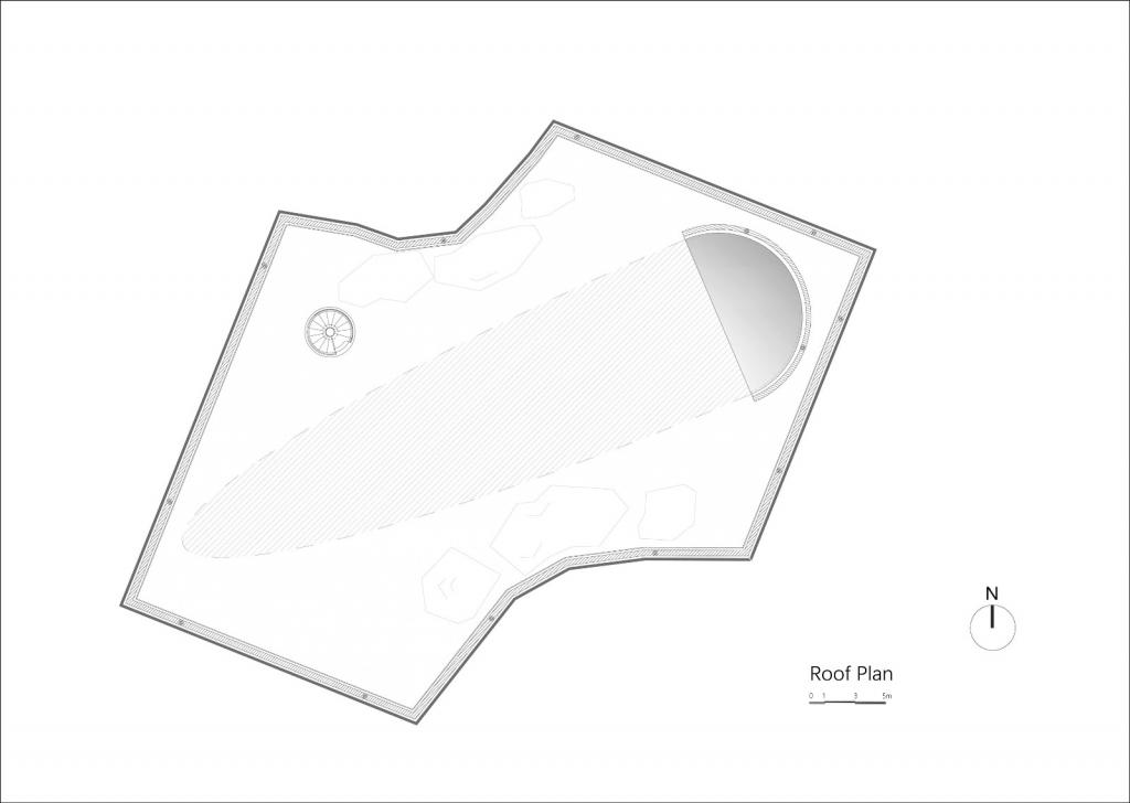 BIM建筑|极致的乡愁——泰安九女峰“故乡的月”仪式堂 / 袈蓝建筑
