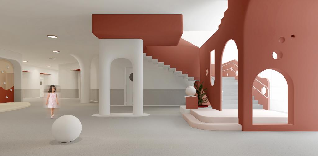 BIM建筑|安徽·舒城「水滴幼儿园」 —— 水生万物，复归于水 / 迪卡建筑设计中心