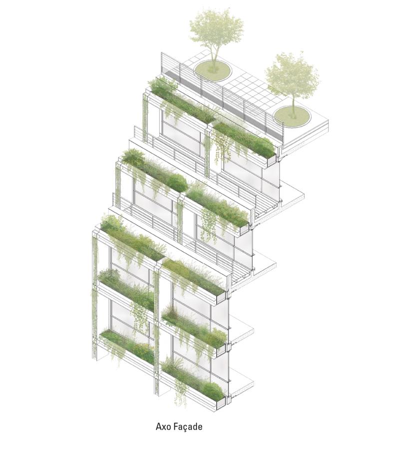 BIM建筑|未来城市缩影：M大楼 / Triptyque Architecture