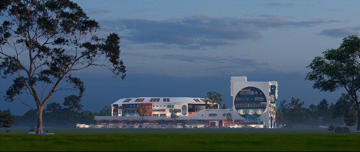 BIM建筑|安徽·舒城「水滴幼儿园」 —— 水生万物，复归于水 / 迪卡建筑设计中心