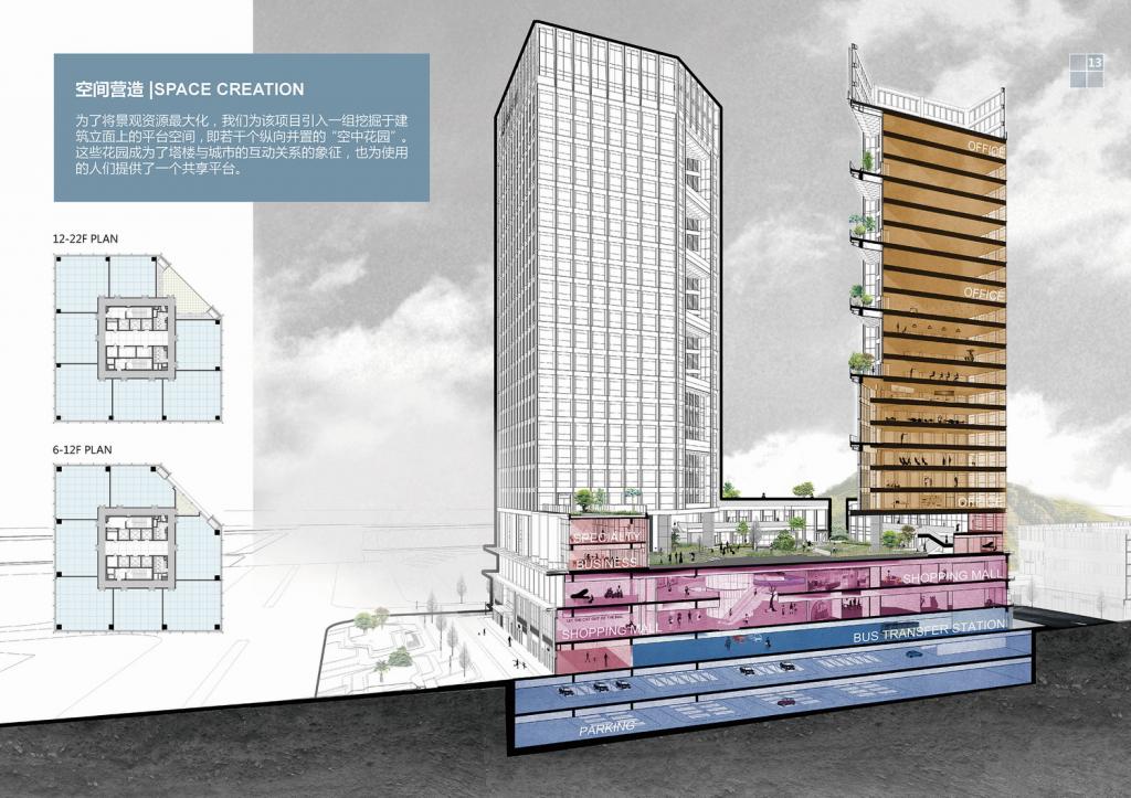 BIM建筑|生态谷，一座会呼吸的建筑： 深圳益田·益科大厦 / 柏涛设计