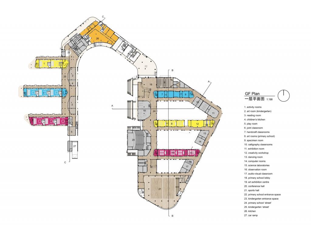 BIM建筑|苏州科技城天佑实验小学及幼儿园 / BAU