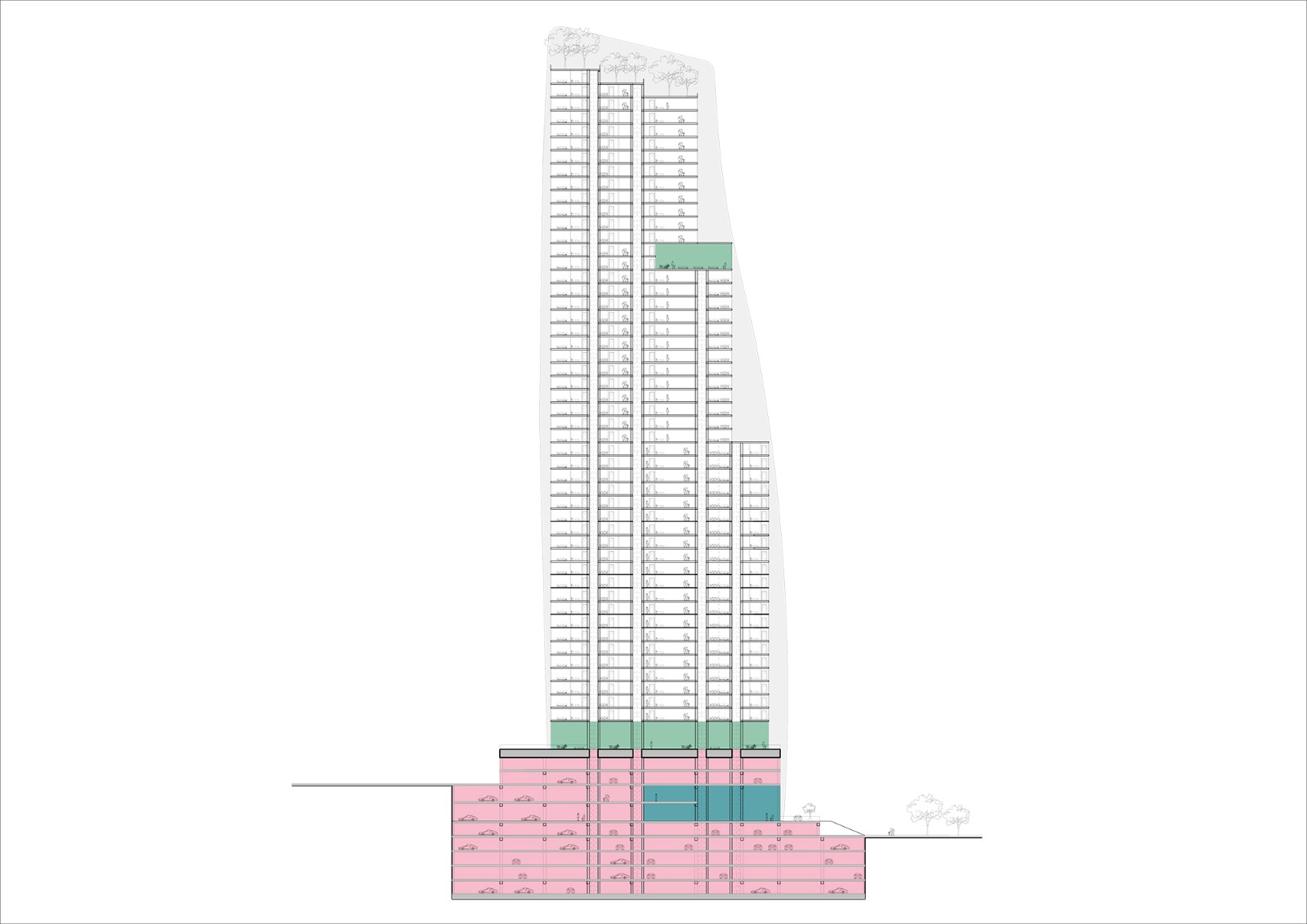 BIM建筑|Arté MK超高层住宅酒店综合体 / SPARK