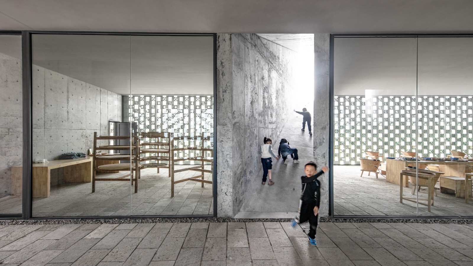 BIM建筑|景宁惠明茶工坊/ DnA_Design and Architecture