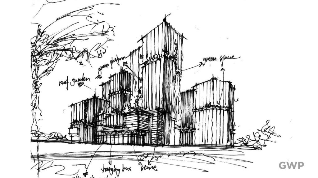 BIM建筑|大参林医药集团荔湾运营中心 / GWP