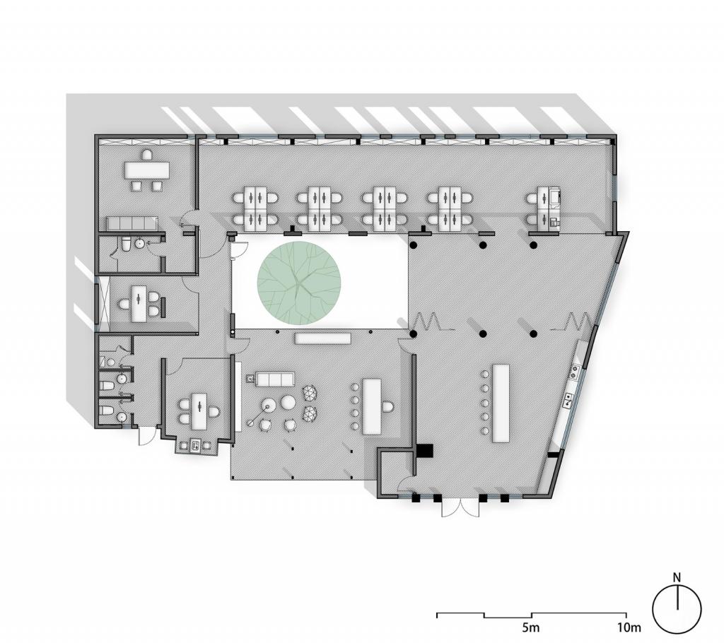 BIM建筑|坐落于北京郊野公园里的低碳友好型设计师工作室-东风3号院 / 中德行建筑设计