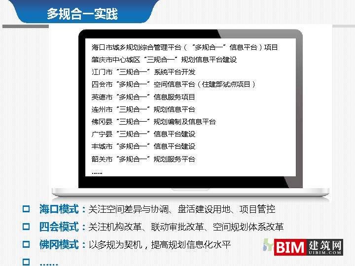 从多规合一到监管合一pdf/ppt，汇报智慧城市技术文档下载