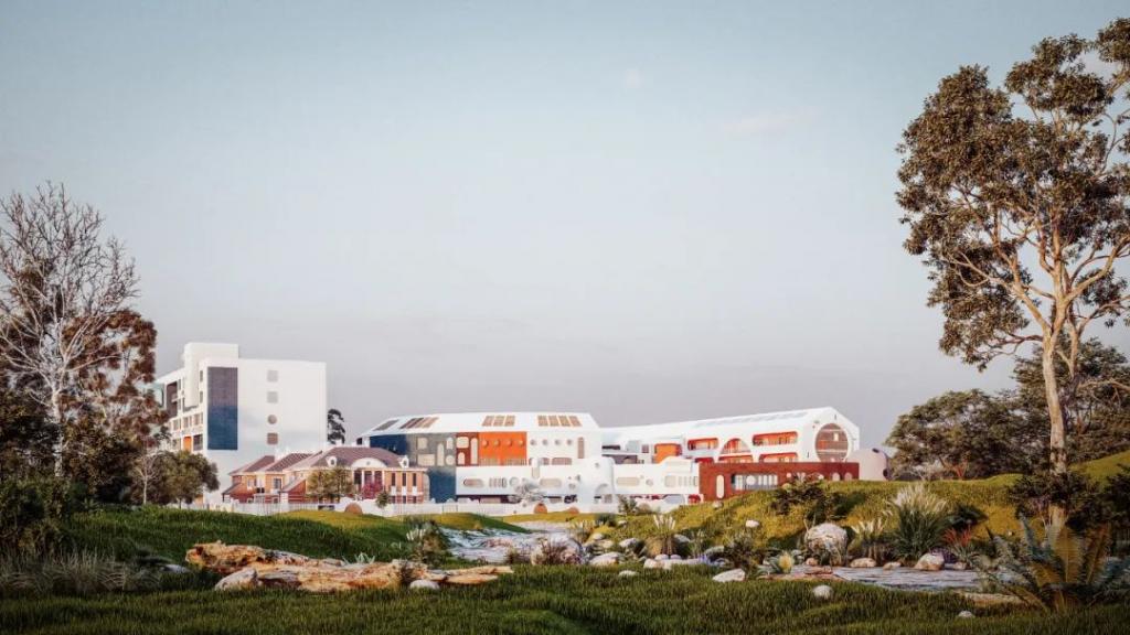 BIM建筑|安徽·舒城「水滴幼儿园」 —— 水生万物，复归于水 / 迪卡建筑设计中心