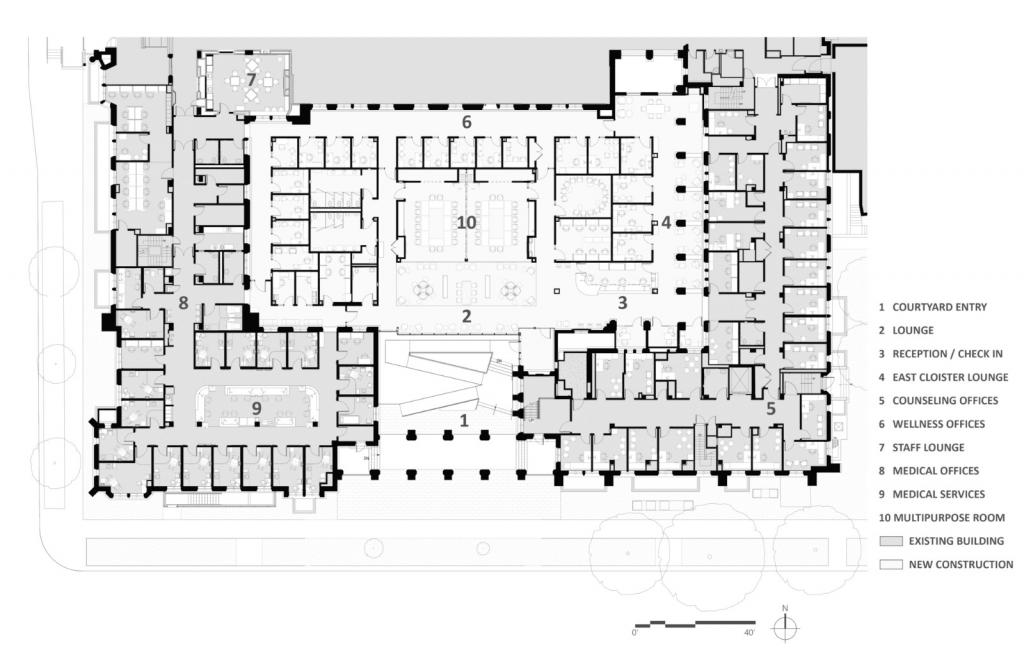 BIM建筑|芝加哥大学学生健康中心 / Wight & Company